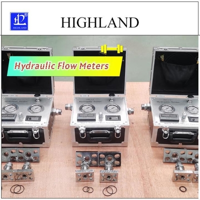 MYHT-1-5 Φορητοί υδραυλικοί μετρητές ροής με πίεση αιχμής 420 bar για δοκιμές