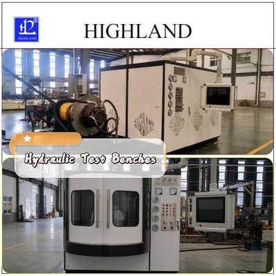 HIGHLAND εργοστάσιο υδραυλικών δοκιμαστικών πάγκων για ελκυστικές μηχανές δοκιμής υδραυλικών αντλιών και κινητήρων