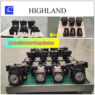 LPV90 LMF90 Υδραυλικό σύστημα αντλίας κινητήρα Προσαρμοσμένο φορτηγό μικτήρα τσιμέντου