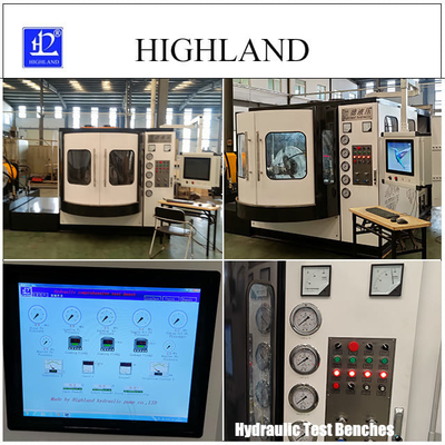 HIGHLAND Ροταριακή μηχανή γεωτρήσεων Υδραυλικά δοκιμαστικά παγκάκια 160 kW Δοκιμαστικές υδραυλικές αντλίες και κινητήρες